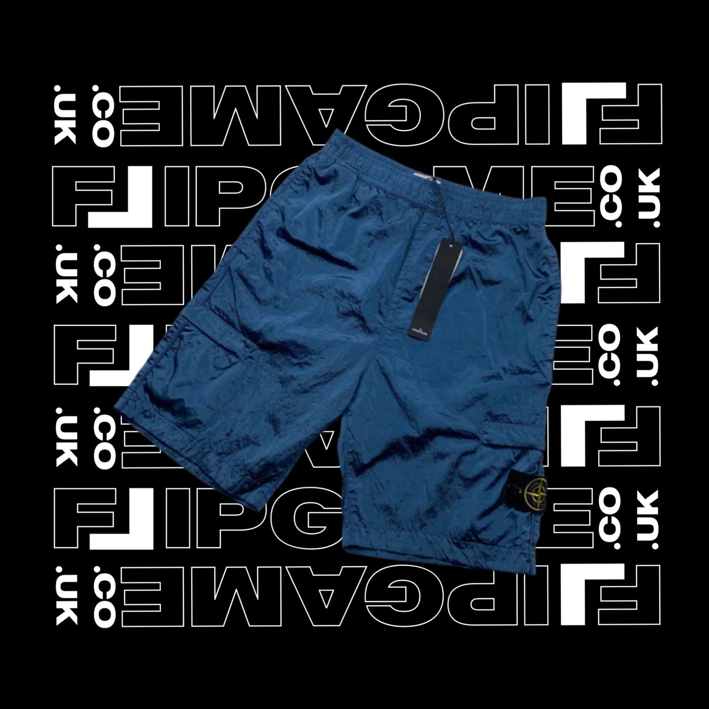 Nylon Metal Bermuda Shorts