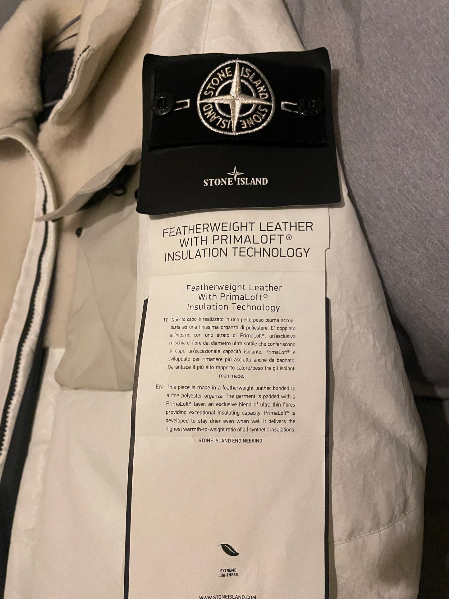 Featherweight Leather Jacket with PRIMALOFT® Insulation